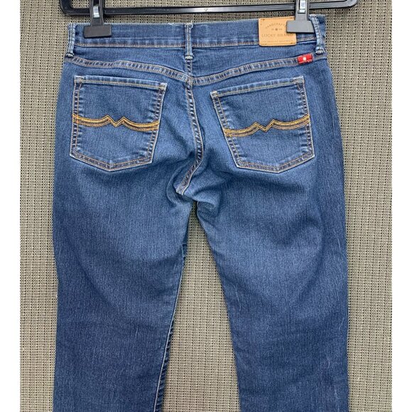 Lucky Brand Womens Size 6 Blue Sweet N Straight Jeans Mid-Rise Medium Wash Denim - Picture 10 of 11